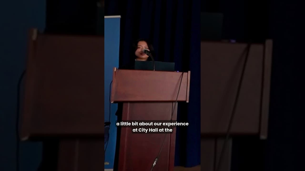 Sayuri presenting City Government Project project at City of Rolling Hills Estates