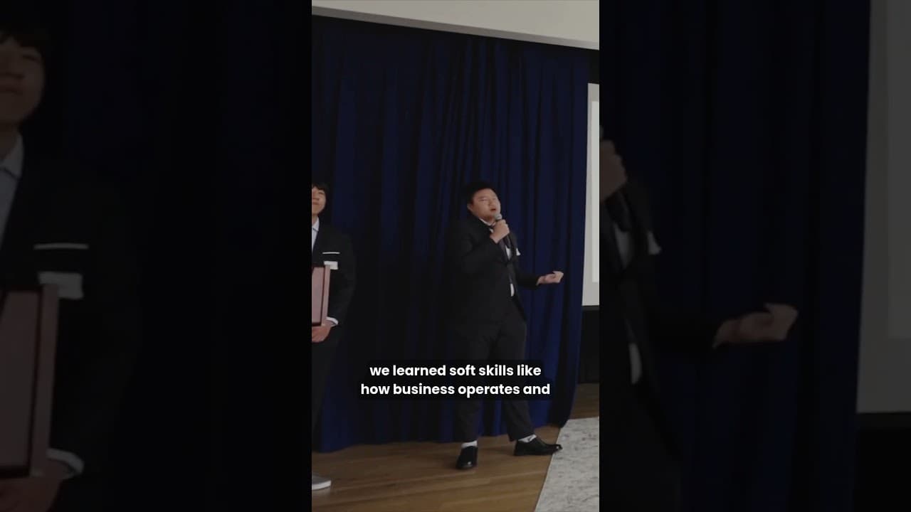 Chenchen, Nathan & Hyoungjun presenting Healthcare AI project at GetHelpDesk.AI